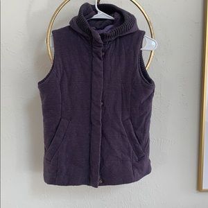 North face purple vest